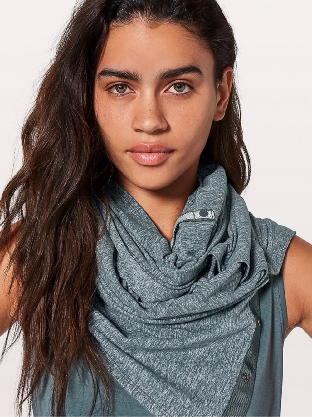 Lululemon Vinyasa Scarf Heathered Green